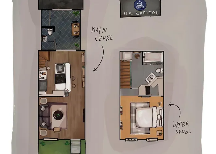 Entire Rowhouse In Capitol Hill With Free Parking